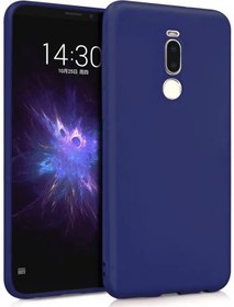 Resim Meizu Note 8 Kılıf İnce Soft Mat Renkli Esnek Silikon Kapak - Lacivert 
