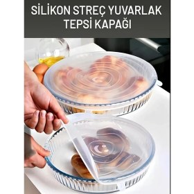 Resim Silikon 2 Adet Yuvarlak Borcam Kapağı 4'lü 