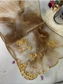 Resim Sultan Tasarım Masa Üstü Özel Tasarım Epoksi Kuranı Kerim Rahlesi 