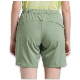 Resim Jack Wolfskin 1509141 Hiking Alpine W Açık Yeşil Kadın Şort Açık Yeşil 
