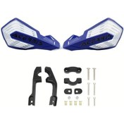 Resim Cloudstore Ktm Yamaha Honda Exc Klx Yzf Crf Universal Mavi Beyaz Abs 360 Dönebilir Motosiklet El Koruyucu 