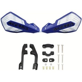Resim Cloudstore Ktm Yamaha Honda Exc Klx Yzf Crf Universal Mavi Beyaz Abs 360 Dönebilir Motosiklet El Koruyucu 