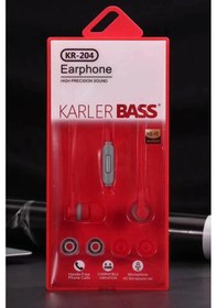 Resim Muratech Karler Bass Kr-204 Kablolu Kulaklık - Kırmızı 
