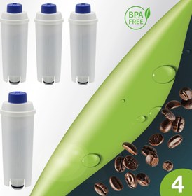 Resim Pure Kafe DS012 - Delonghi DLSC002 için Kahve Makinesi Su Filtresi 4 ADET 