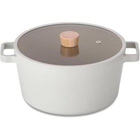 Resim Genel Markalar new Fika Cam Kapaklı Alüminyum Döküm Derin Tencere 26 Cm sdshopb 266450 