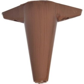 Resim Zeygen Zirve Plastik Mobilya Baza Koltuk Kanepe Ayak 4 Adet 15 Cm Ceviz 