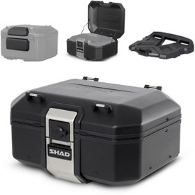 Resim Shad TR37 TERRA ALÜMİNYUM ÇANTA SİYAH FULL 