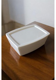 Resim Porselen Kapaklı Şekerlik Kahvaltılık Reçellik 23986 