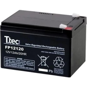 Resim Ttec 12 Volt 12 Amper Bakımsız Kuru Akü 