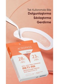 Resim Retinol Ve Pdrn Mikro İğneli Göz Altı Ve Nazolabial Çizgi Reti-rn Microcone Patch Slim 6 Lı 