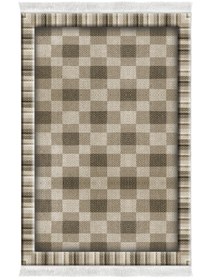 Resim Alanur Home Eko Trend Djt Yıkanabilir Kaymaz Taban 3 Lü Yatak Odası Takımı 1913 Modern Kahve 