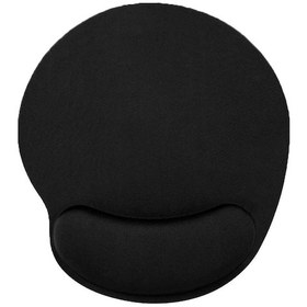 Resim Siyah Bilek Destekli Ergonomik Jel Kaymaz Taban Mouse Pad 