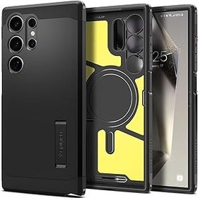 Resim Spigen Galaxy S24 Ultra Kılıf Tough Armor MagFit Black - ACS07303 