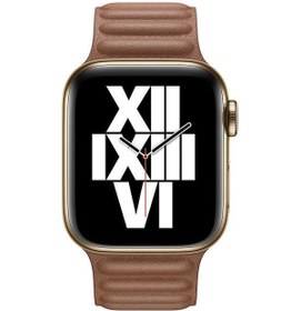 Resim Makstechnology Watch 38mm Uyumlu Krd-34 Deri Kordon-kahverengi 