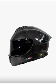 Resim Sway SW 861 CARBON SNAKE PARLAK Full Face Kask 