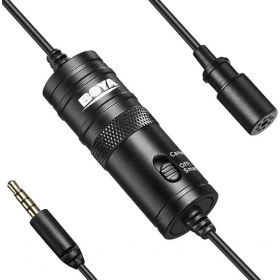 Resim Boya BY-M1 Kablolu Yaka Mikrofonu – Kamera, Telefon ve Bilgisayar ile Uyumlu, Net ve Yüksek Ses Kalitesi 