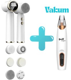 Resim DEKORANLA Vakumlu Cilt Temizleme Cihazı, Siyah Nokta ve Akne Bakımı için Mükemmel Seçenek 