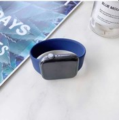 Resim iOS Uyumlu Watch 38Mm Krd-31 Solo Loop Large Kordon-Mavi 