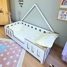 Resim Grozny Montessori Yatak%100 Mdf Bebek ve Çocuk Karyola 90X200 