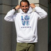 Resim Save The Planet Tasarımlı Kapşonlu Sweatshirt 