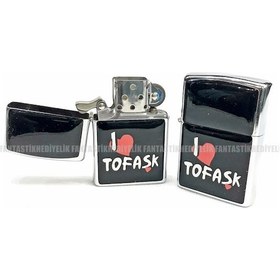 Resim Tofaşk Tofaş Doğan Slx Tasarım Gümüş Renk Kapaklı Benzinli Çakmak 