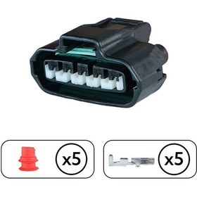 Resim Hava Akışmetre Soketi 5 Pin Kablosuz 