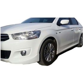 Resim Citroen C Elysee Dual Marşpiyel Seti Mat Siyah Plastik 2013 