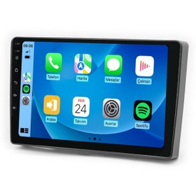 Resim cartech luke CRT 464 Citroen C2 C3 2003-2009 4-64GB QLED Ekran Android Multimedya Teyp 