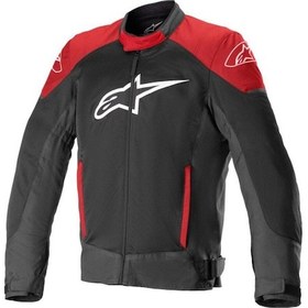 Resim Alpinestars T-sp X Superair Yazlık Korumalı Motosiklet Montu Siyah Kırmızı 