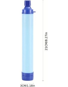 Resim Oldfriend 1 Adlı Taşınabilir Su Filtresi Kamışı Seyahat Kamp Acil Durumlar İçin Dayanıklı Abs 