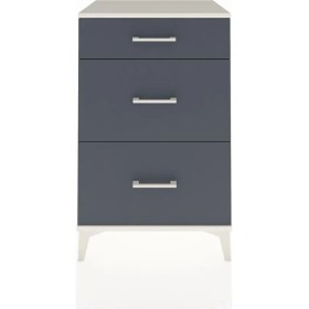 Resim Dienni Hyperion Komodin 3 Çekmeceli 60X44X96 Aytaşı-Antrasit 