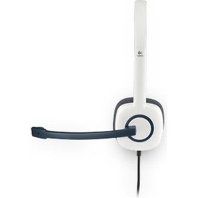 Resim Logitech 981-000350 H150 Mikrofonlu Kulaklık Beyaz 