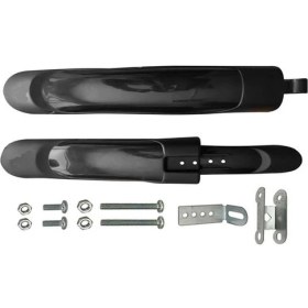 Resim Monero Mtb Bisiklet Çamurluk Takımı Siyah 