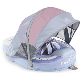 Resim Mambobaby Emniyetli Gölgelikli Ve Ayak Destekli Bebek Yüzme Simidi 