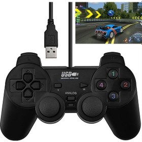 Resim Double Shock Pc Usb Single Gamepad Black 