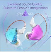 Resim Lasonstiges Qkz-ak8-mor Qkz Ak8 / Day Kablolu Kulaklık Kulak İçi Hifi Ağır Bas Mıc 3.5mm Aux Spor Oyun Müziği Kulaklık 