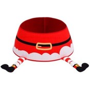 Resim Lijinxu Yılbaşı Açık Ve Kapalı Parti Parti Malzemeleri Baba Ağacı Etek Peluş Etek 