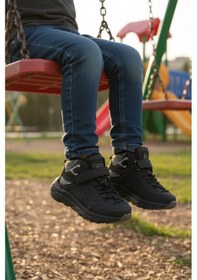 Resim Siyah Cırtlı Kaymaz Taban Erkek Çocuk Bot 1973 F Siyah 