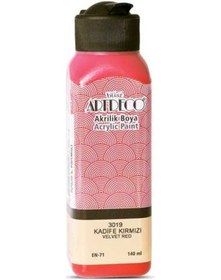 Resim Artdeco Akrilik Boya 140 Ml. 3019 Kadife Kırmızı 