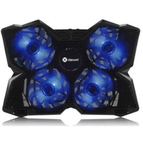 Resim Dexim Dna001 13"-18" 4 Fan Ledli Notebook Soğutucu Stand Özel Sessiz Fan 