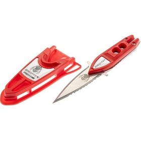 Resim Labrax Predator Dalış Bıçağı - Kırmızı 