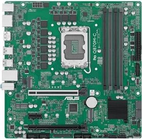 Resim ASUS PRO Q870M-C-CSM Intel Q870 LGA1851 DDR5 6400 2xDP HDMI Çift M2 USB3.2 TPM mATX Intel Vpro desteği. Asus Control Center Express 