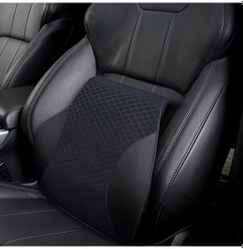 Resim Dört Mevsim Nefes Bellek Köpük Araba Lomber Yastık Polyester Yastık Black 