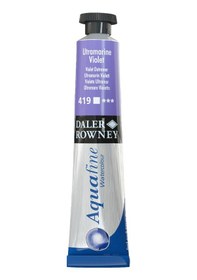 Resim Daler Rowney Aquafine Tüp Sulu Boya 8ml - 419 Ultramarine Violet 