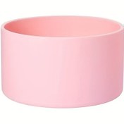Resim Silikon su şişesi botu, 20/30/40oz veya 12-24oz daha büyük şişelerle uyumlu, kaymaz koruyucu kapak ve 7.49 cm taban, şeker renk serisi koruyucu bardak aksesuarları 