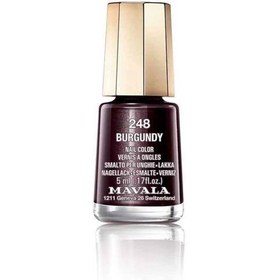 Resim Mavala Mini Color 248 Burgundy 5ml Oje 