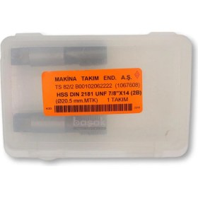 Resim Mte Unf 7/8" Usa İnce Vidalı El Kılavuzu 2’li Hss Dın 2181 