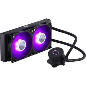 Resim Cooler Master MasterLiquid ML240L V2 RGB 240mm Siyah İşlemci Sıvı Soğutucu 