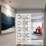 Resim Liar Askılı Seperatör - LAS-206 - (6 mm) - (85 cm x 210 cm) - (Beyaz) 