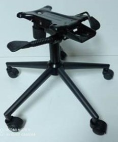 Resim Kamusalmarket Metal Konik Yıldız Ayak Siyah Renk Çift Kollu Mekanizma 